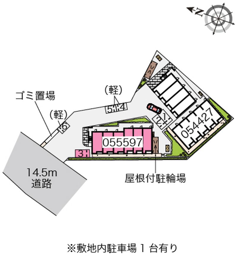 レオネクストヴィラージュ碧水Ⅱ 配置図