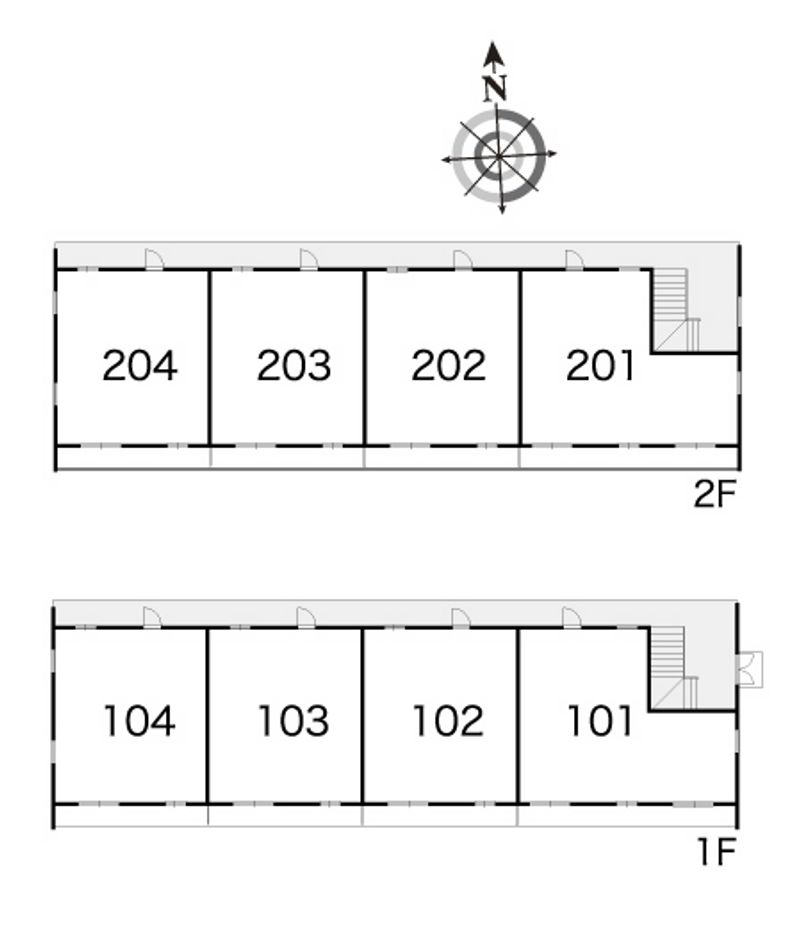 レオパレスＣＡＰＴＡＩＮ 間取配置図