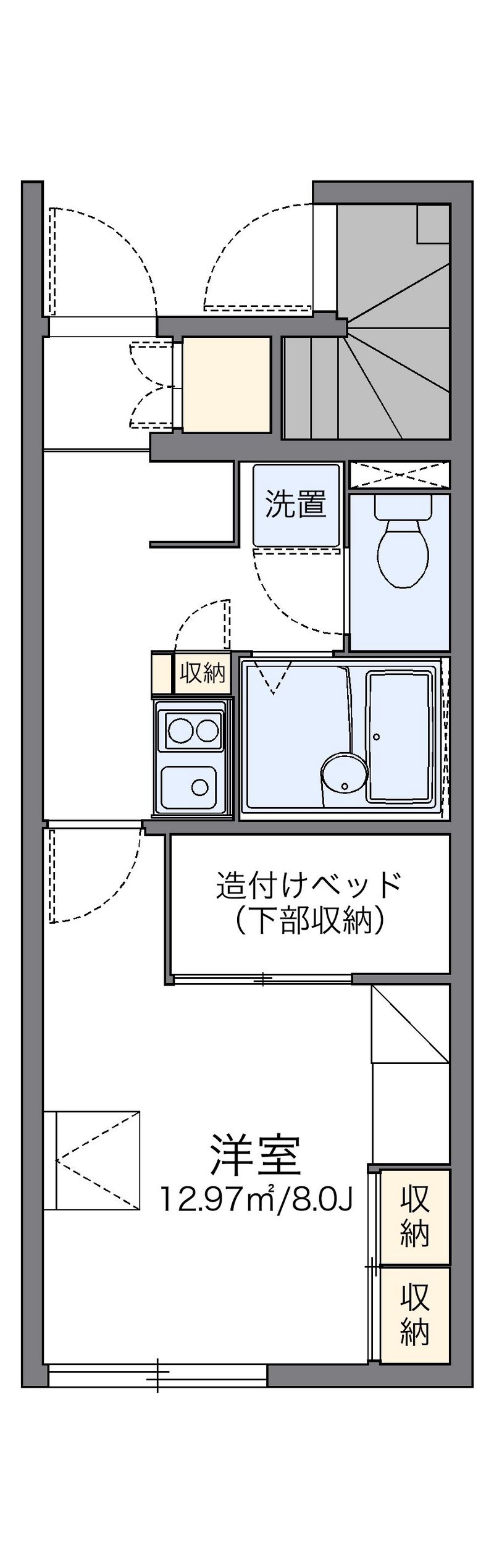 レオパレスサスト 間取図