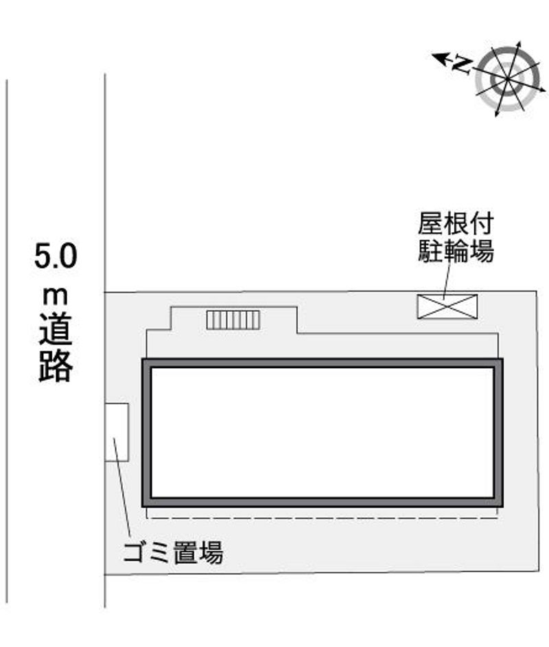 レオパレスブラウンハウス 配置図