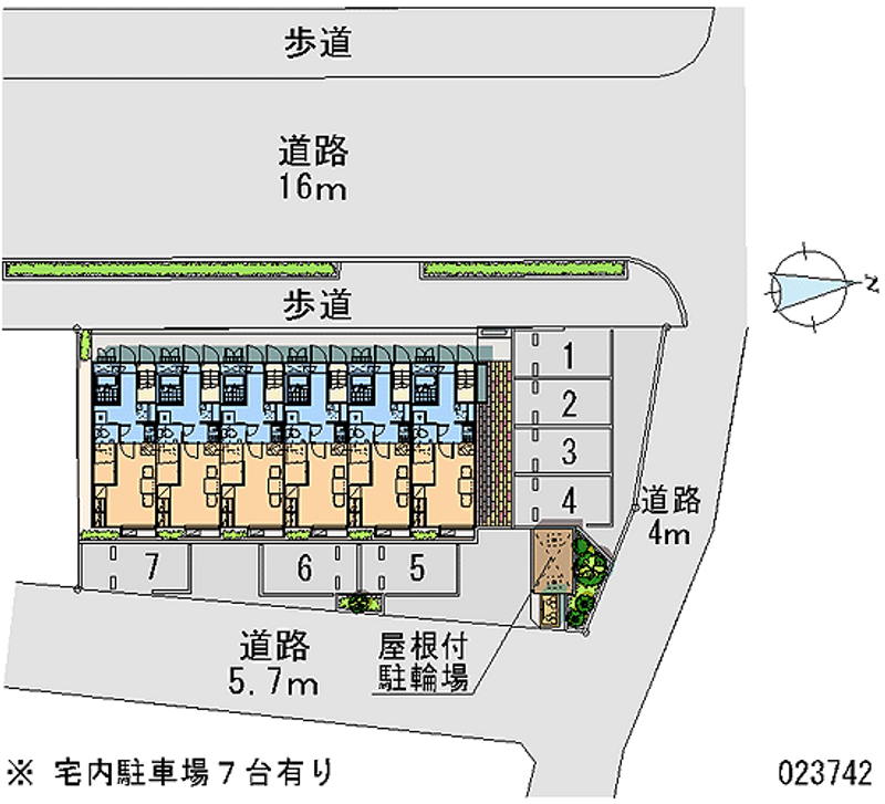 23742 Monthly parking lot