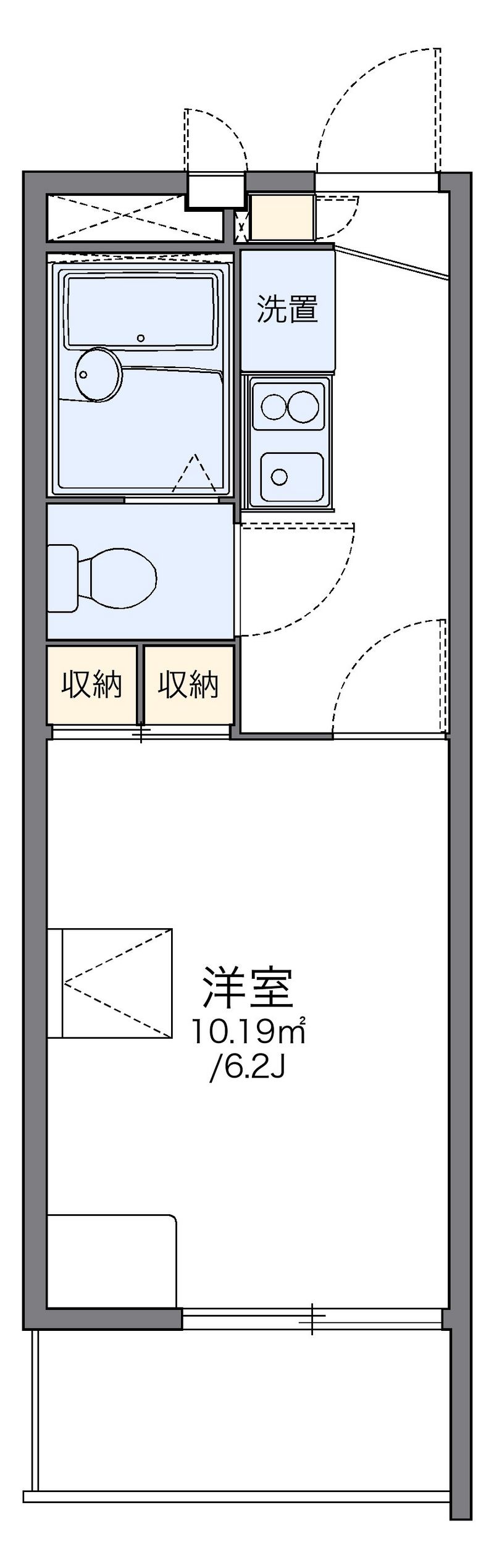 レオパレスウイング　ポート 間取り