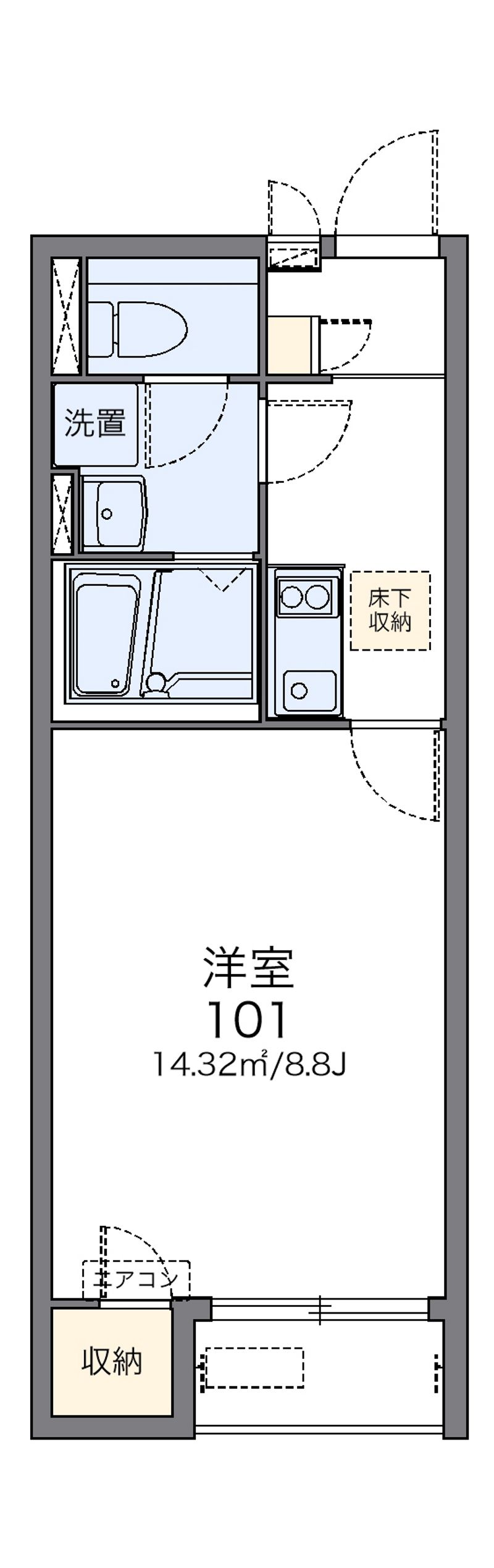 レオネクスト下新庄 間取図