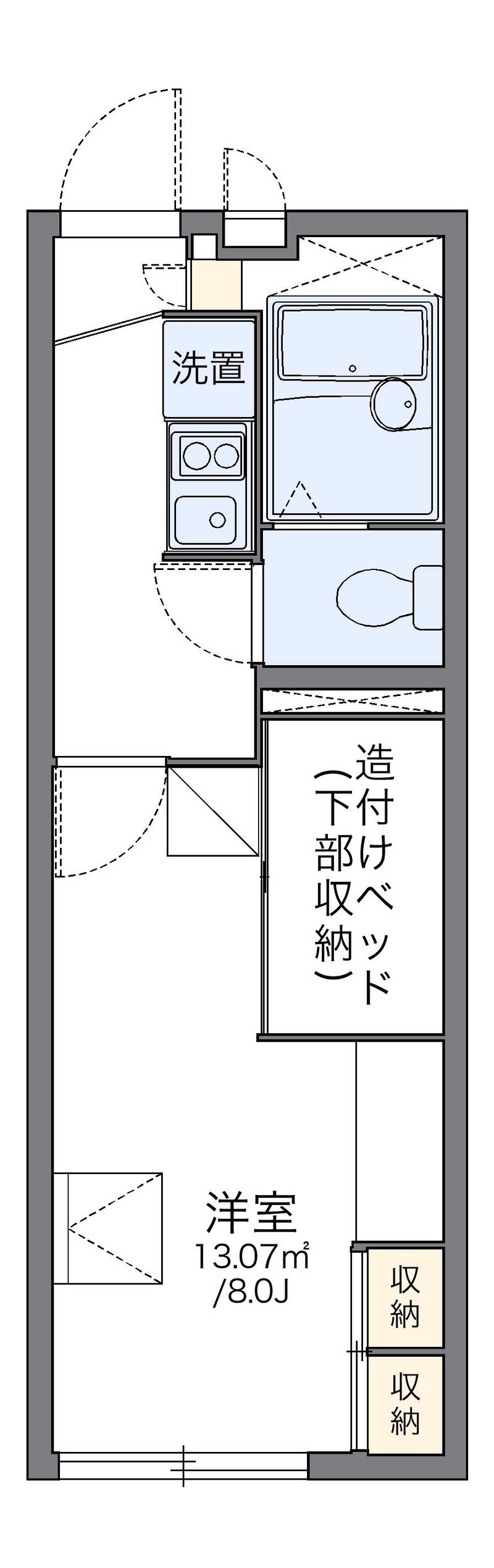 レオパレス文京 間取り