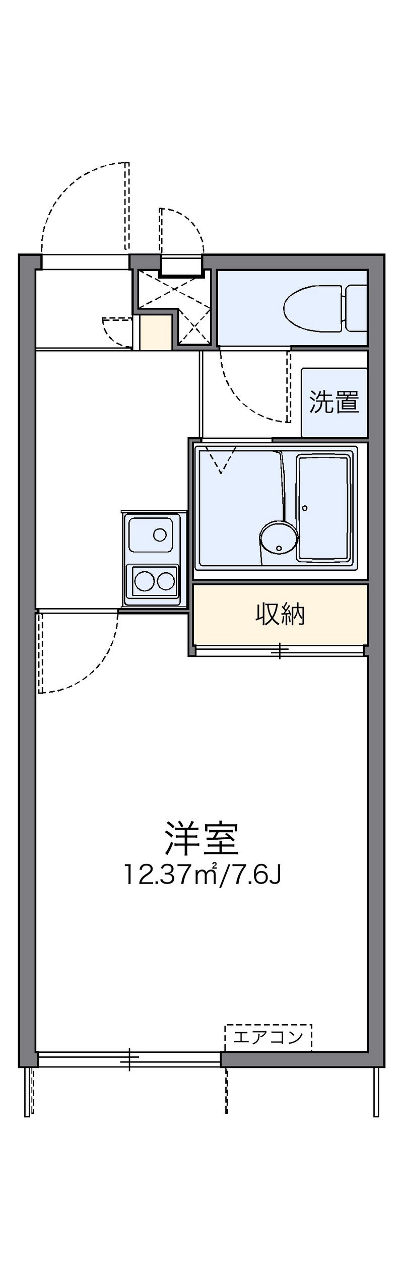 レオパレスＹＹグレース西脇 間取図