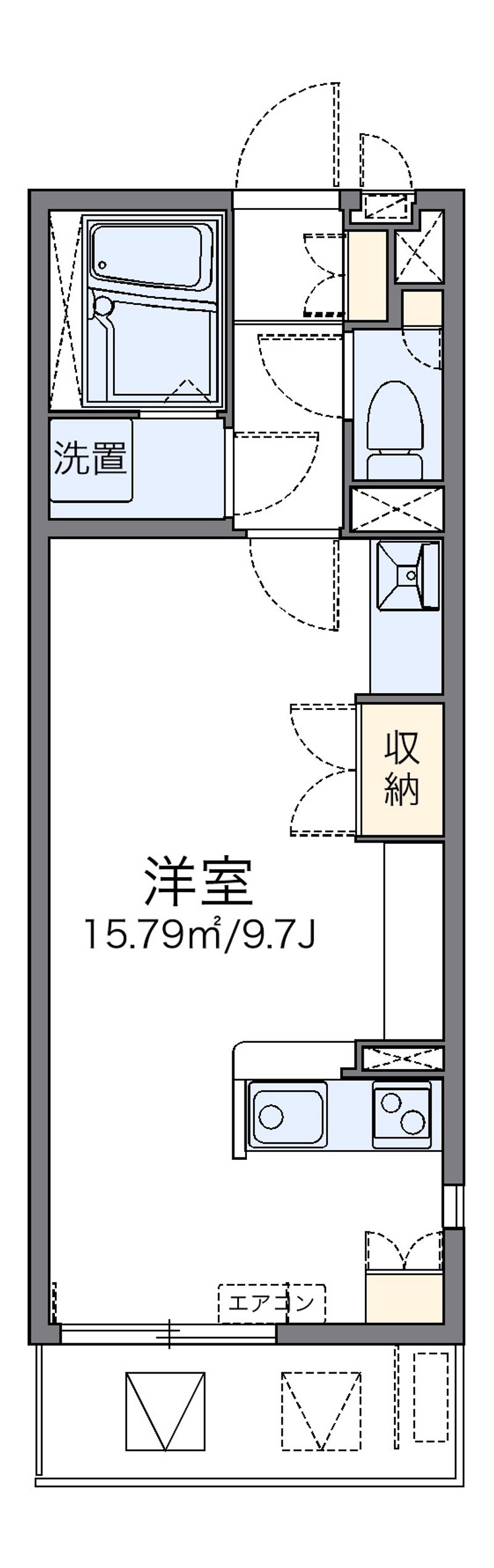 レオネクストさざんか 間取図