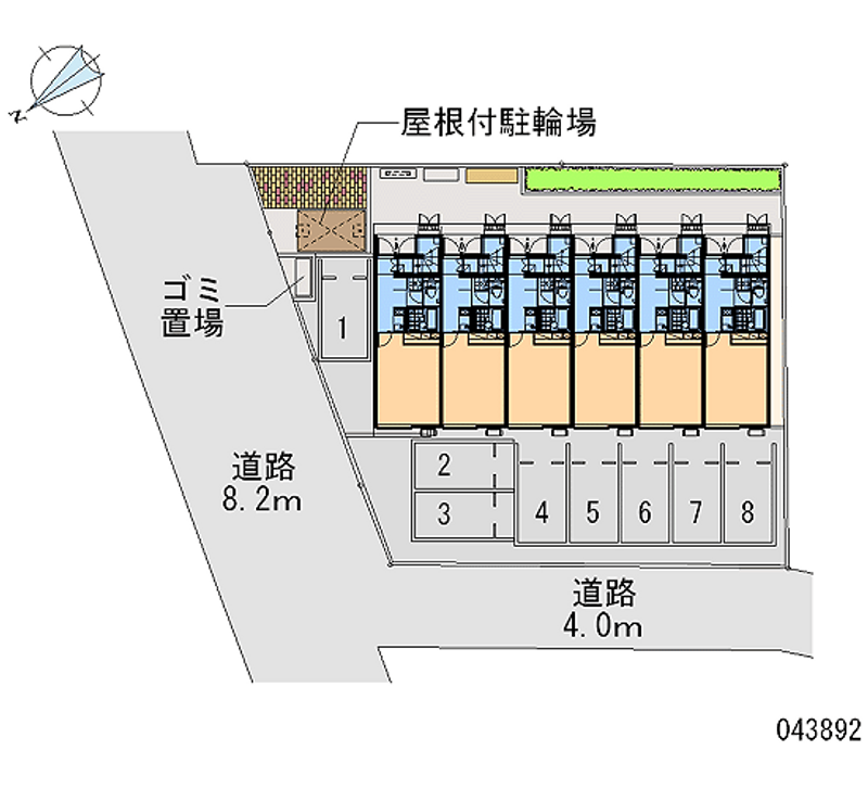 43892月租停車場