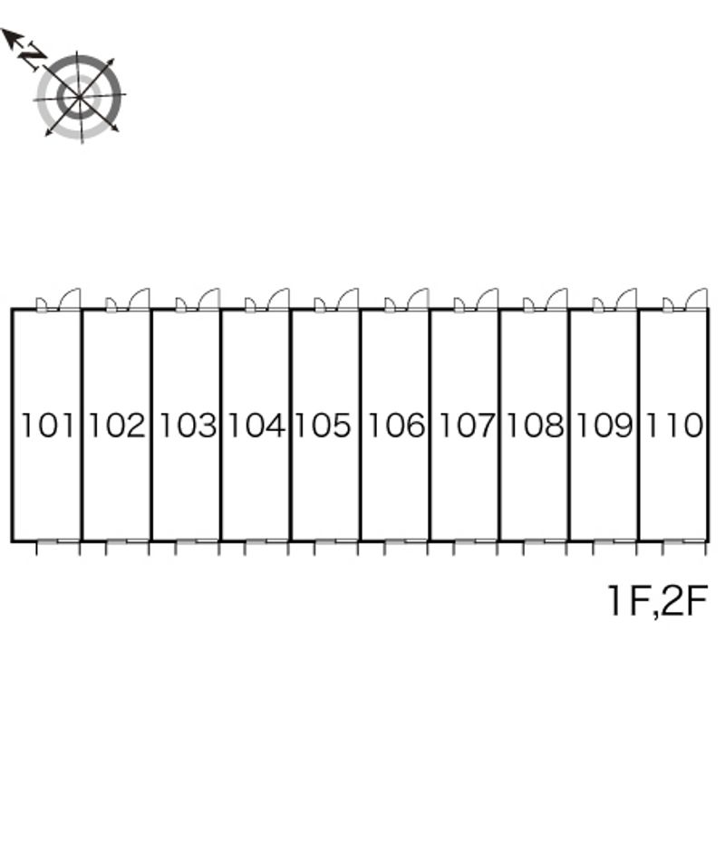 レオパレスエスポワール 間取配置図