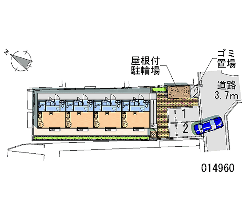 レオパレス燦岸部 月極駐車場