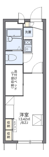 レオパレスよほろ 間取り図