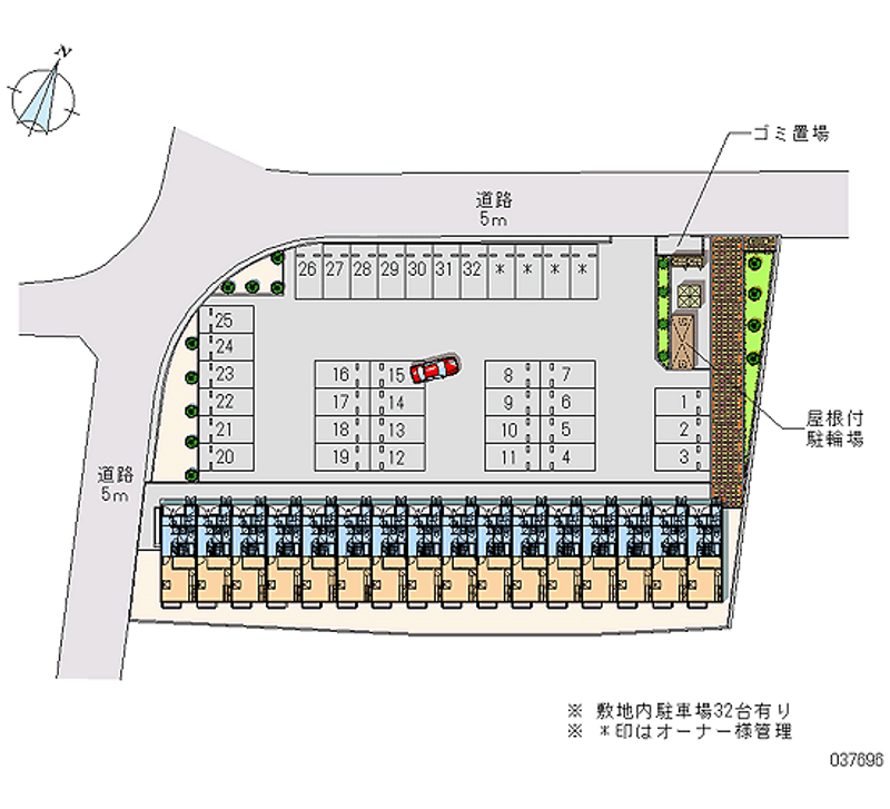 37696 Monthly parking lot