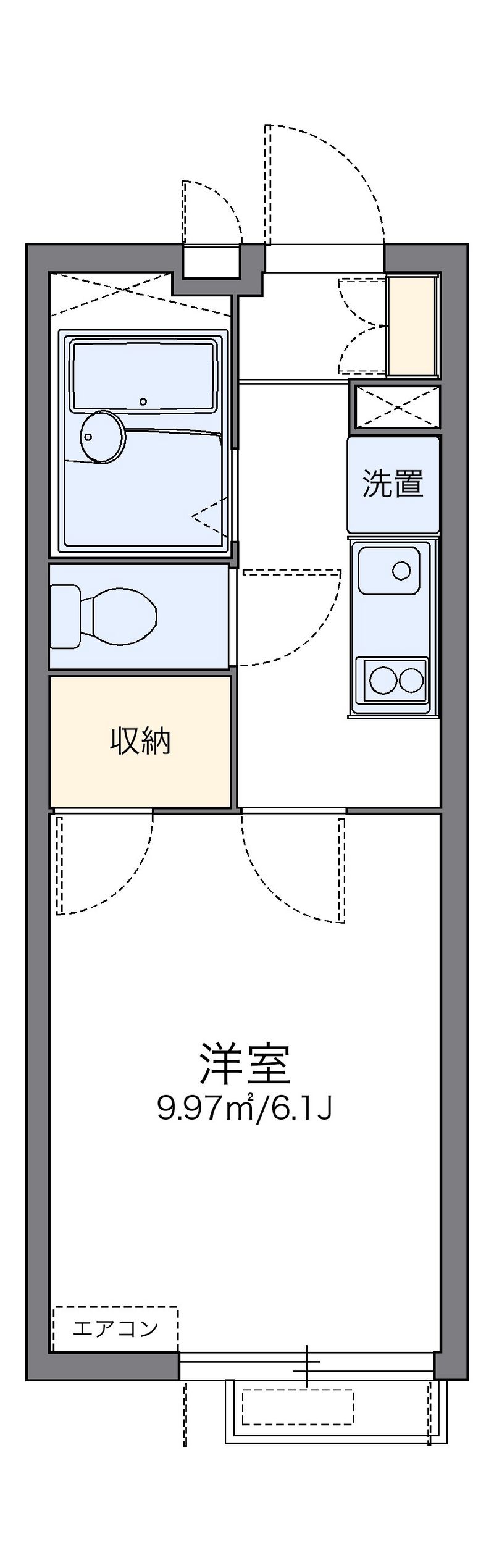 レオパレスエーデルハイム 間取り