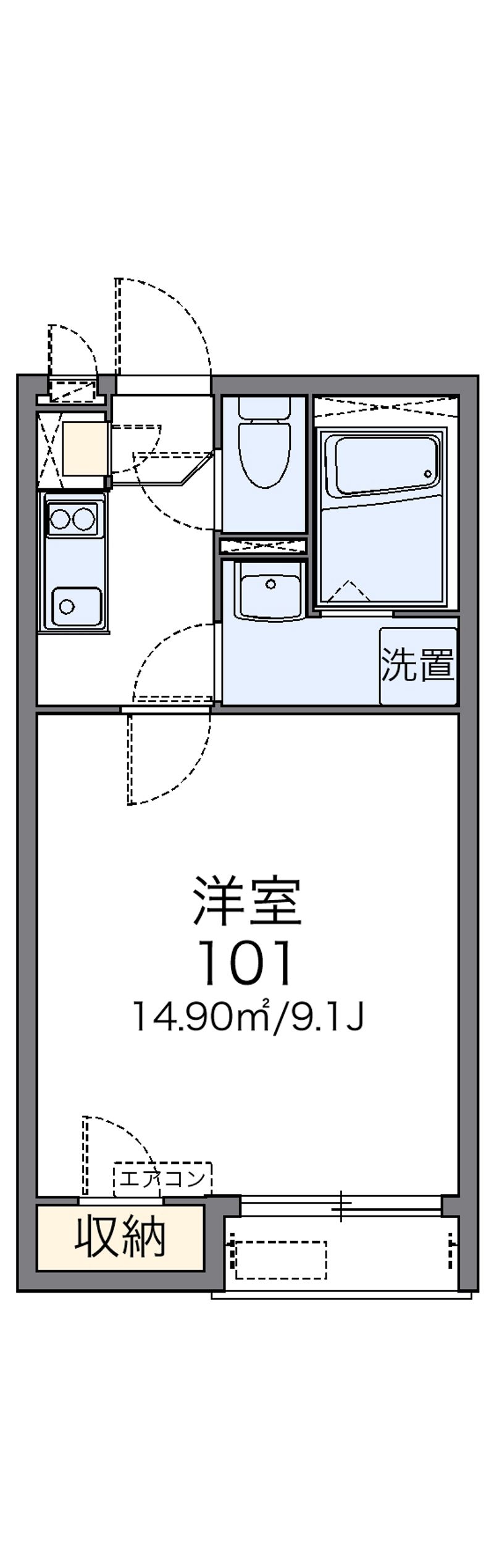 レオネクストＭＡＴＳＵＯⅡ 間取図