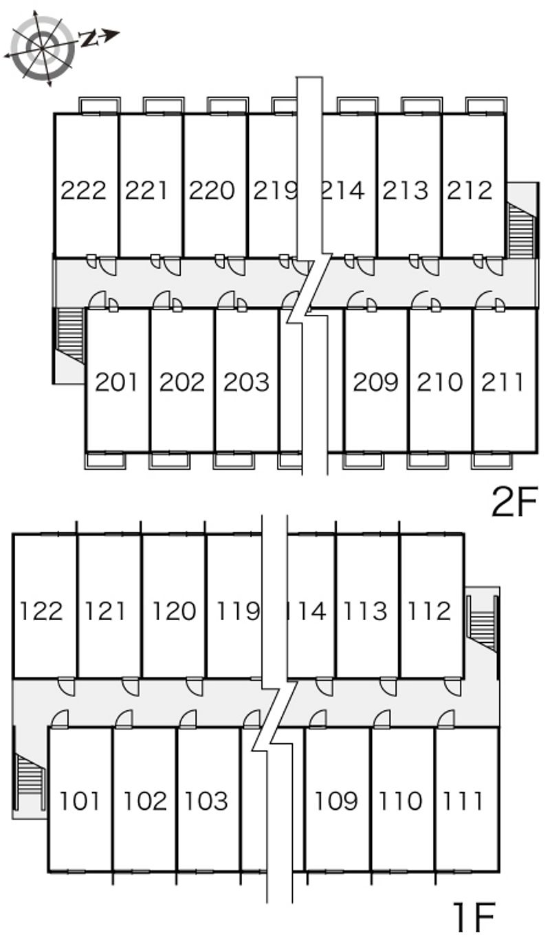 レオパレスフォーティウィンクス 間取配置図