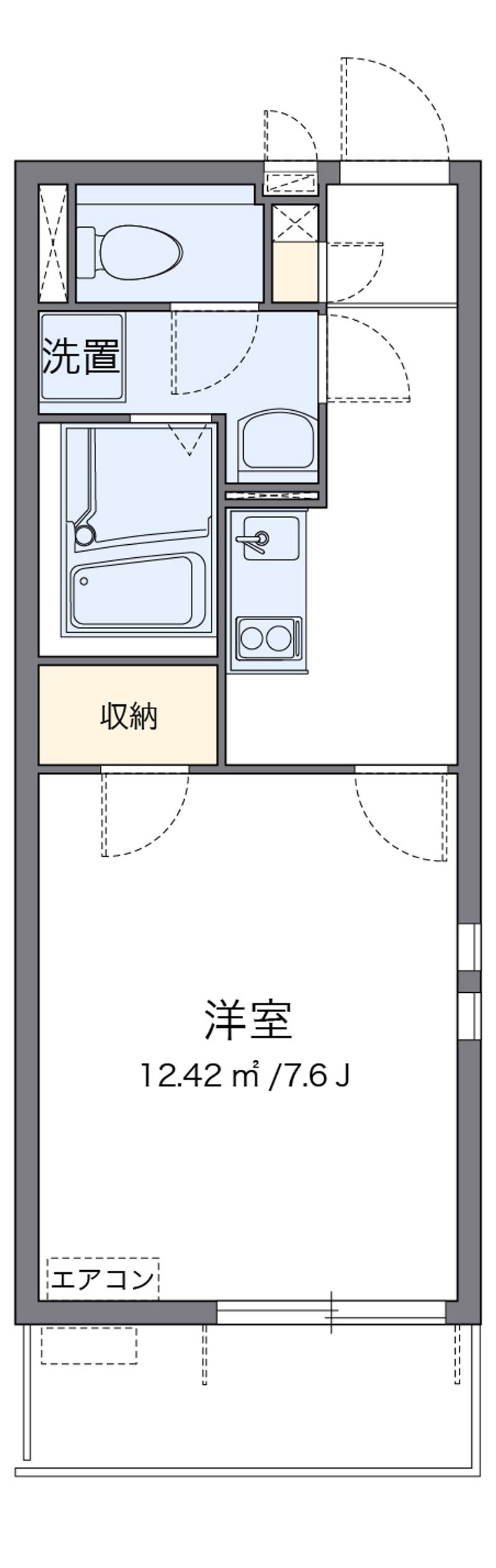 クレイノボー　ビラージュ　ドゥ 間取図