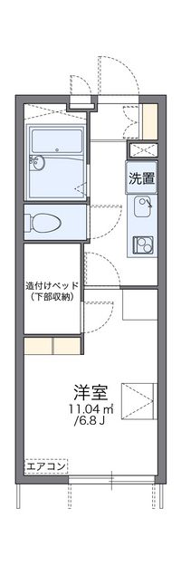 レオパレス北鎌倉ホームズ 間取図