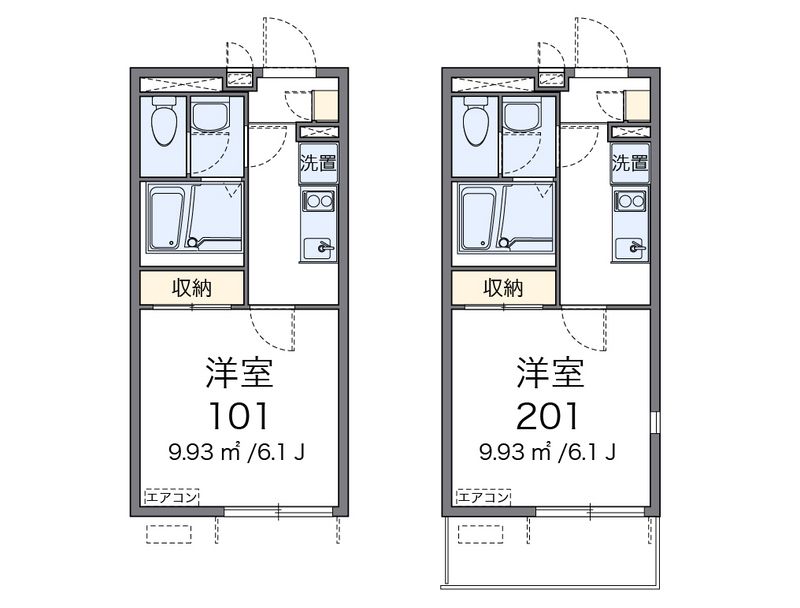 レオネクストＣＯＺＹ 間取図