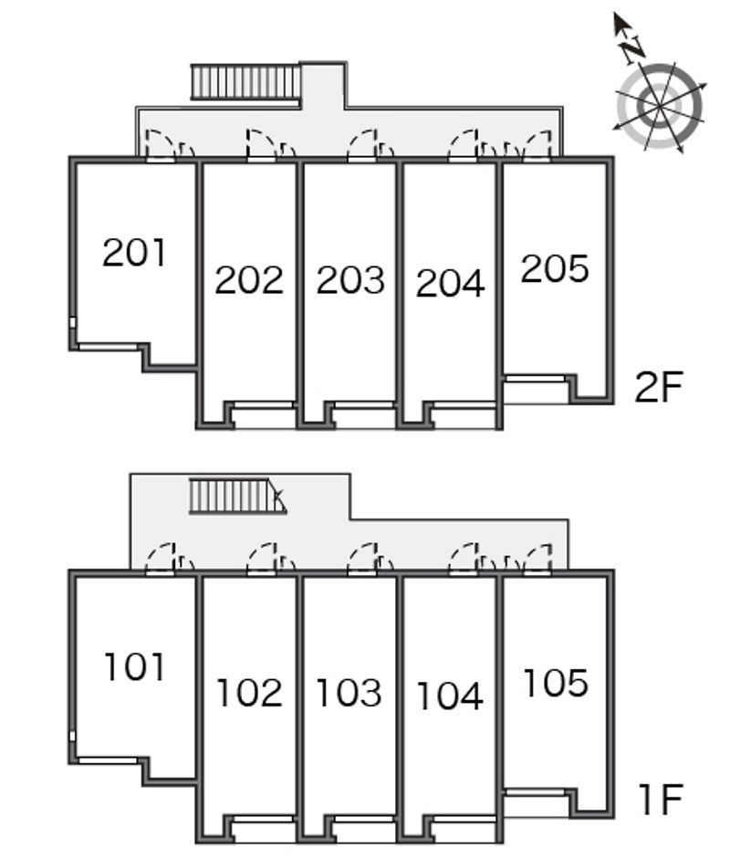 レオネクスト三艘 間取り配置図