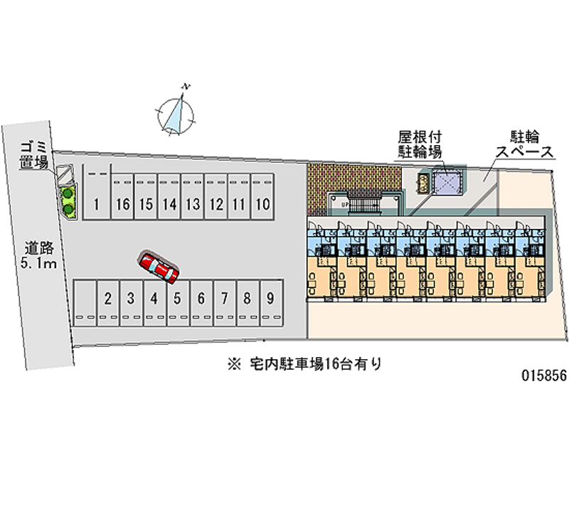 15856 Monthly parking lot