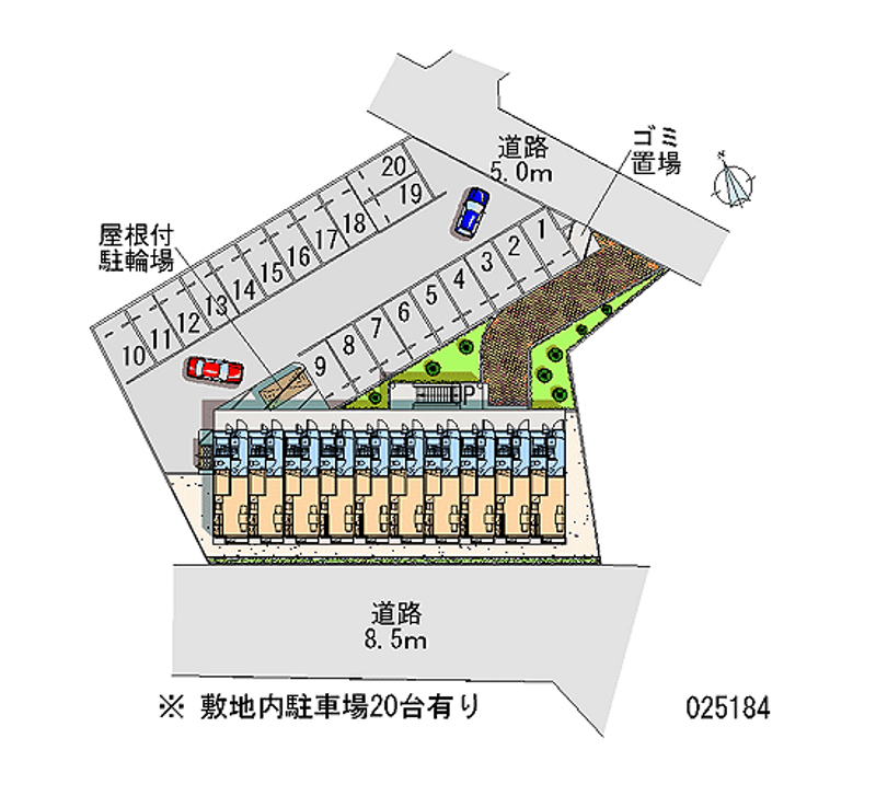 25184 Monthly parking lot