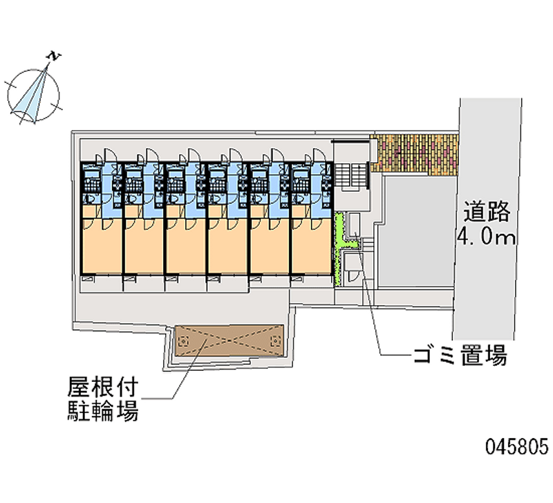 レオパレストライズ２ 区画図
