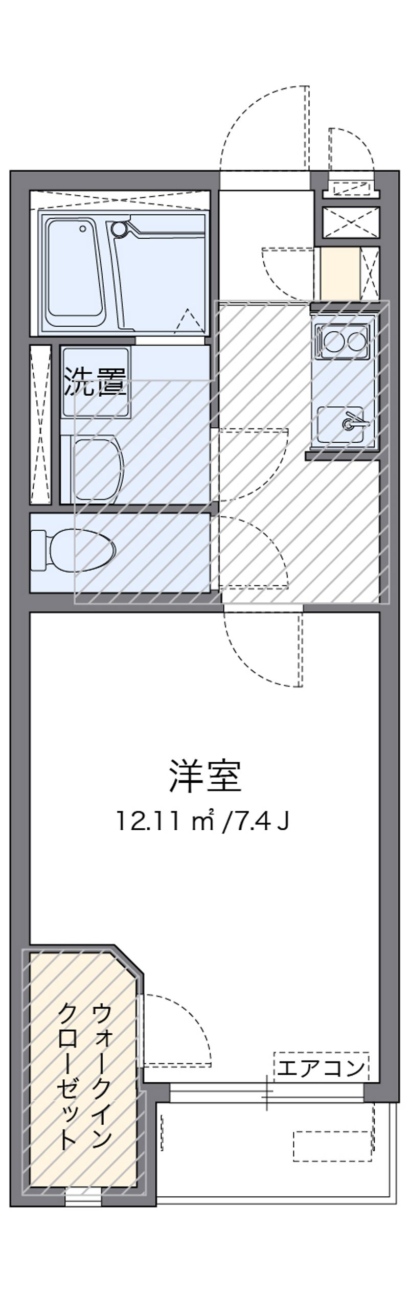 ミランダラ　アルコバレーノ 間取図