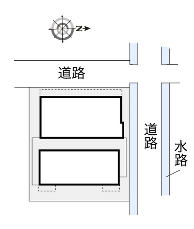 レオパレス蕨第３３ 配置図