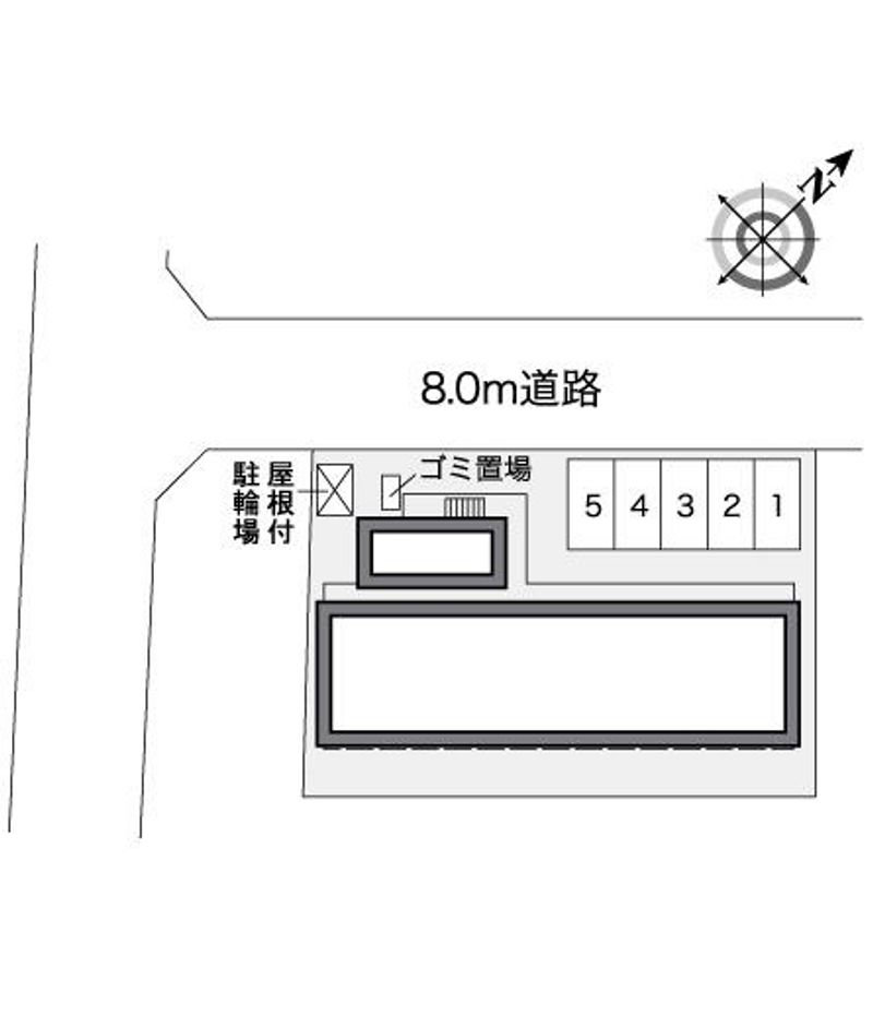 レオパレス美園フェニックス 配置図