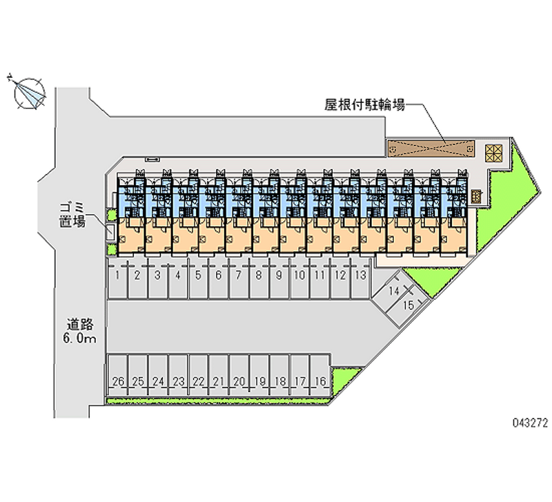 43272月租停車場