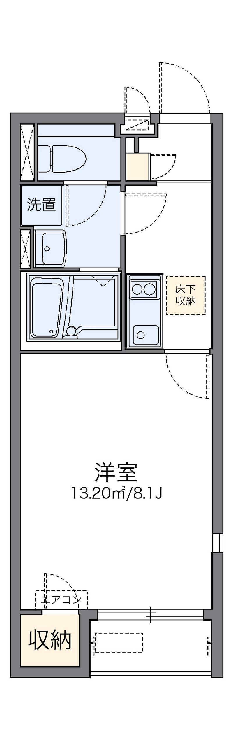 LEONEXT Katayama Floor plan