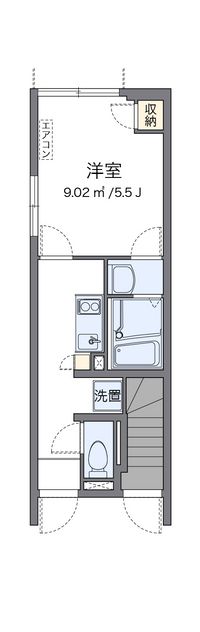 クレイノパーク鐘ヶ淵 間取り図