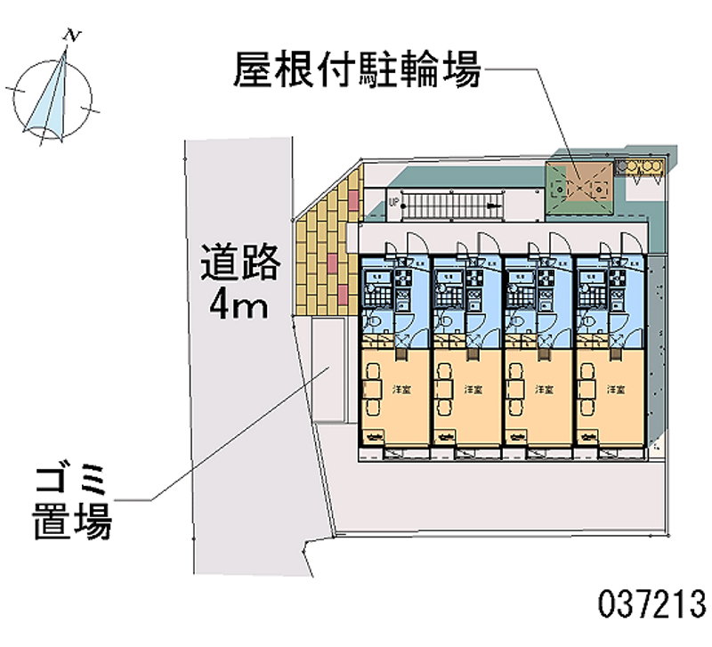 レオパレスレストローズ 区画図