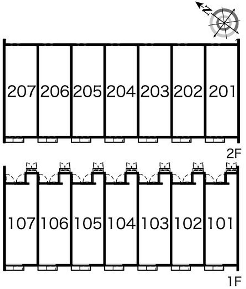 レオネクスト新郷 間取配置図