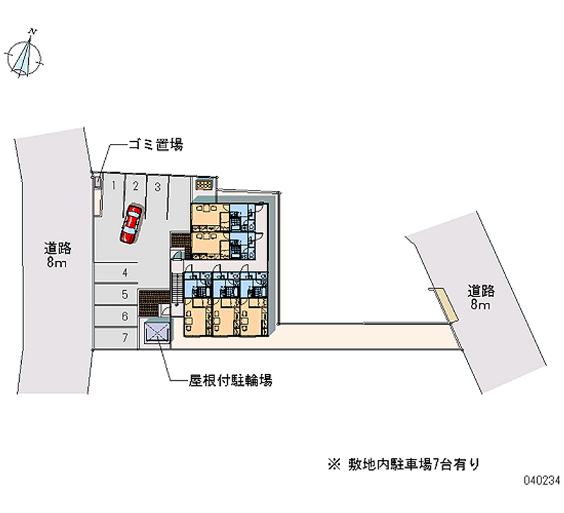 40234 Monthly parking lot