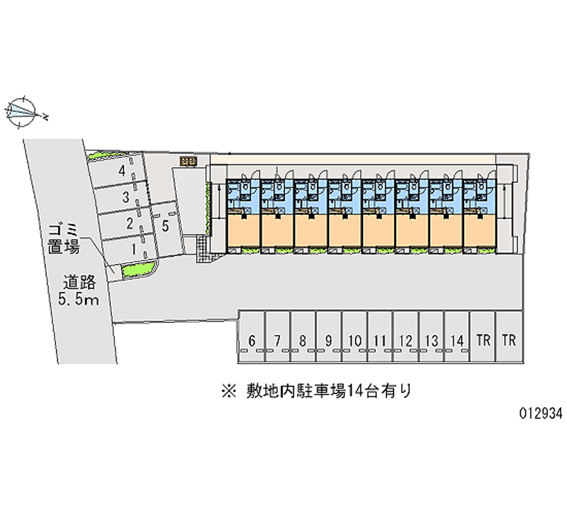 12934 Monthly parking lot