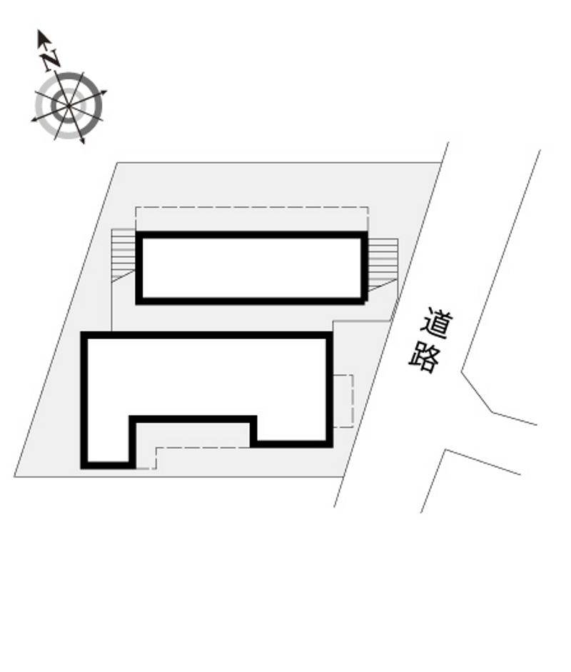 レオパレス落合 配置図