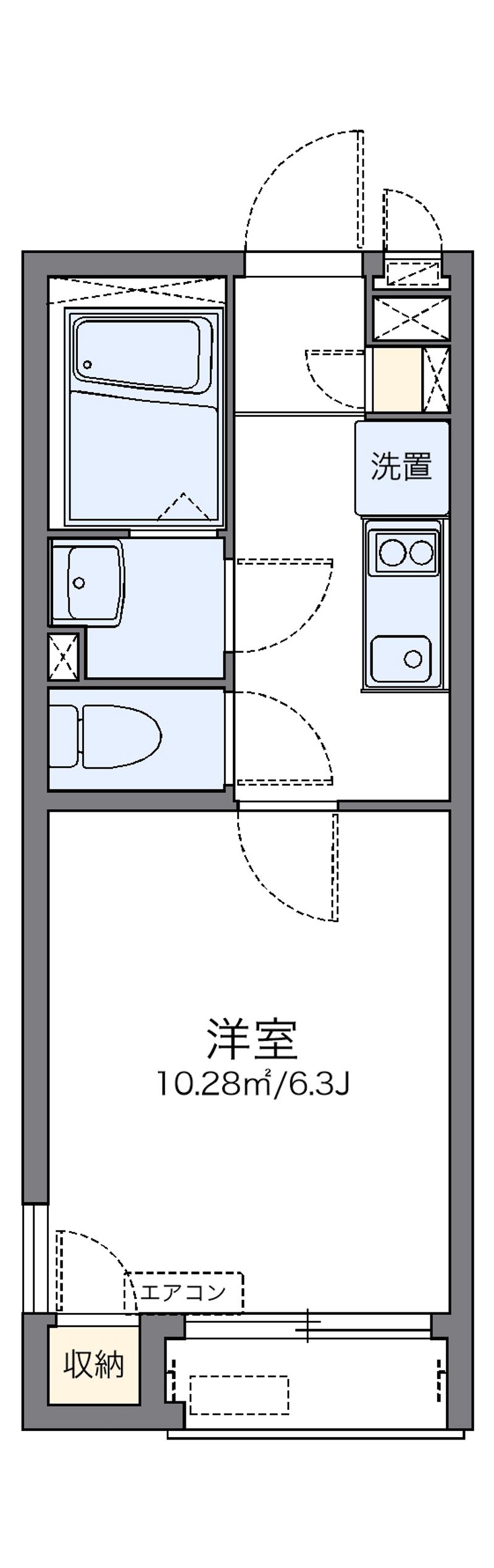 レオネクストレセーナ 間取図