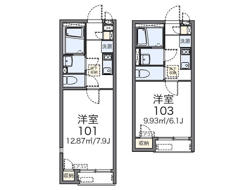 レオネクストトレゾールＫＳ 間取図