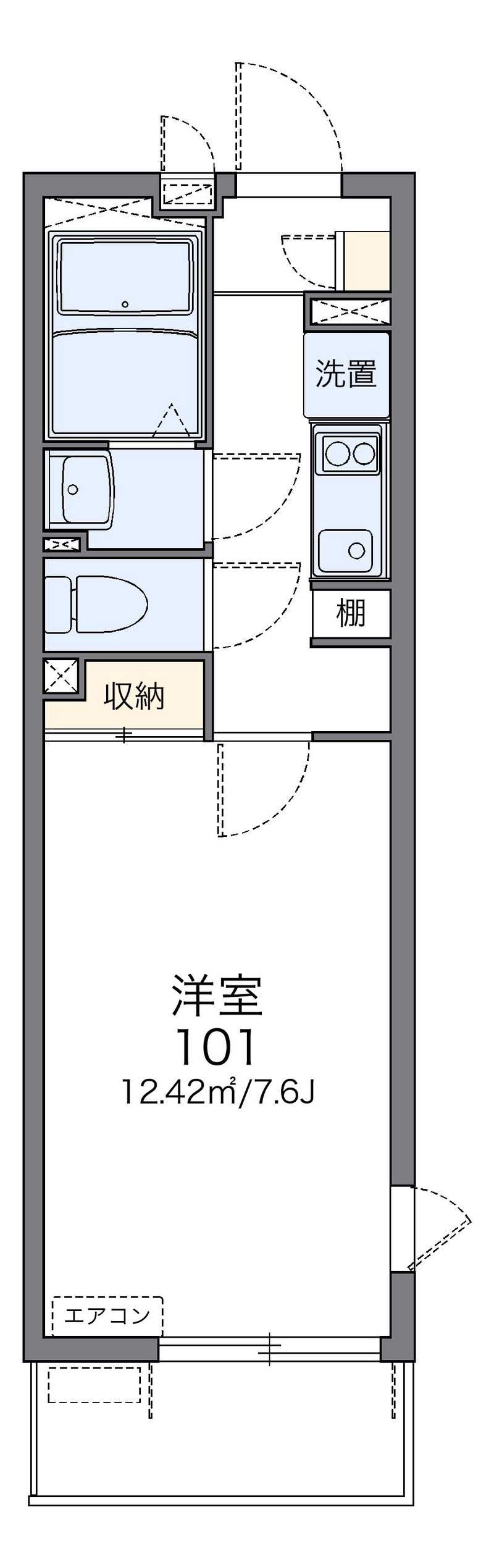 レオネクストハロー北浦和 間取図