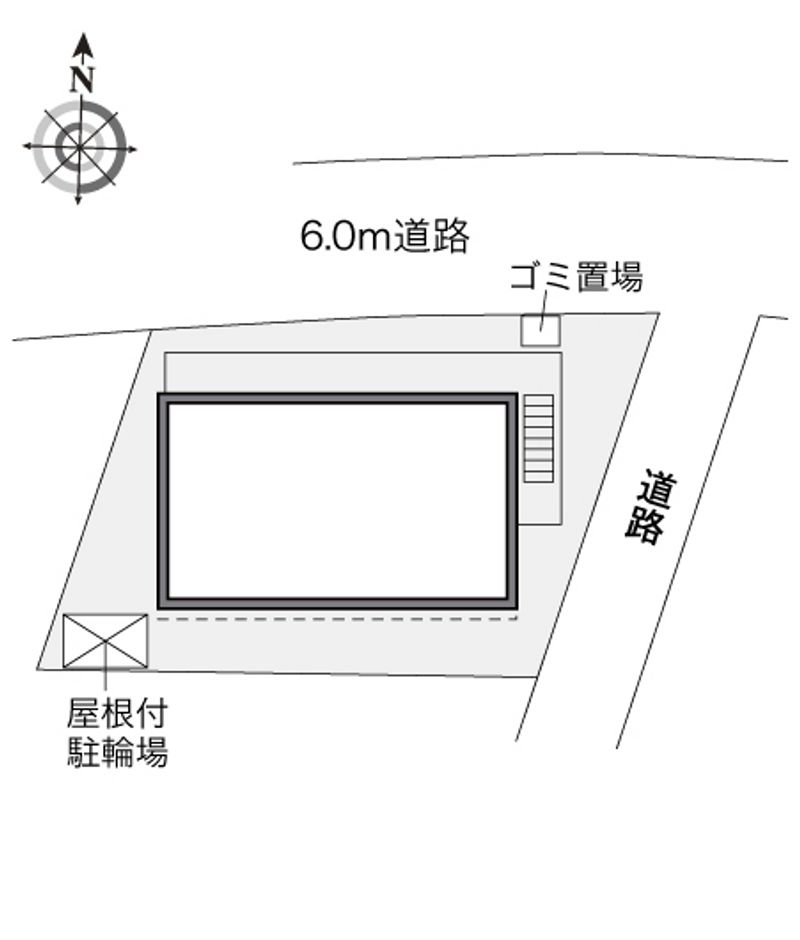 レオパレスＶＩＶＡ　ＭＥ 配置図