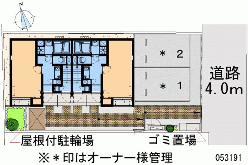 レオネクストパークハイム北砂 区画図