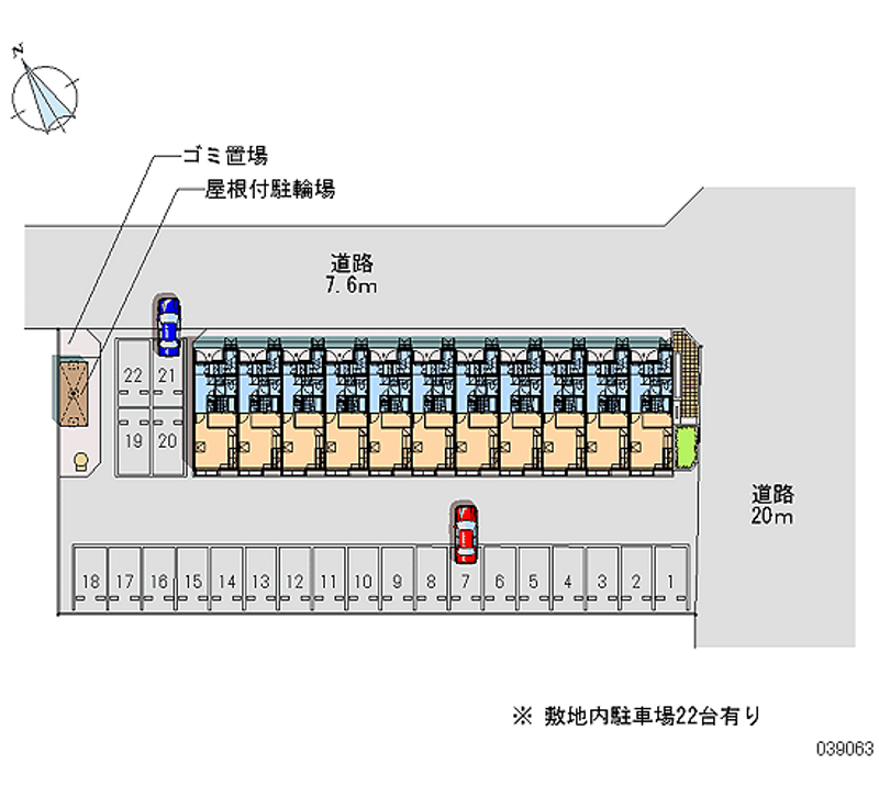 39063 Monthly parking lot