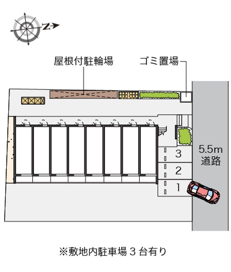 レオパレスアテナⅠ 共用部分