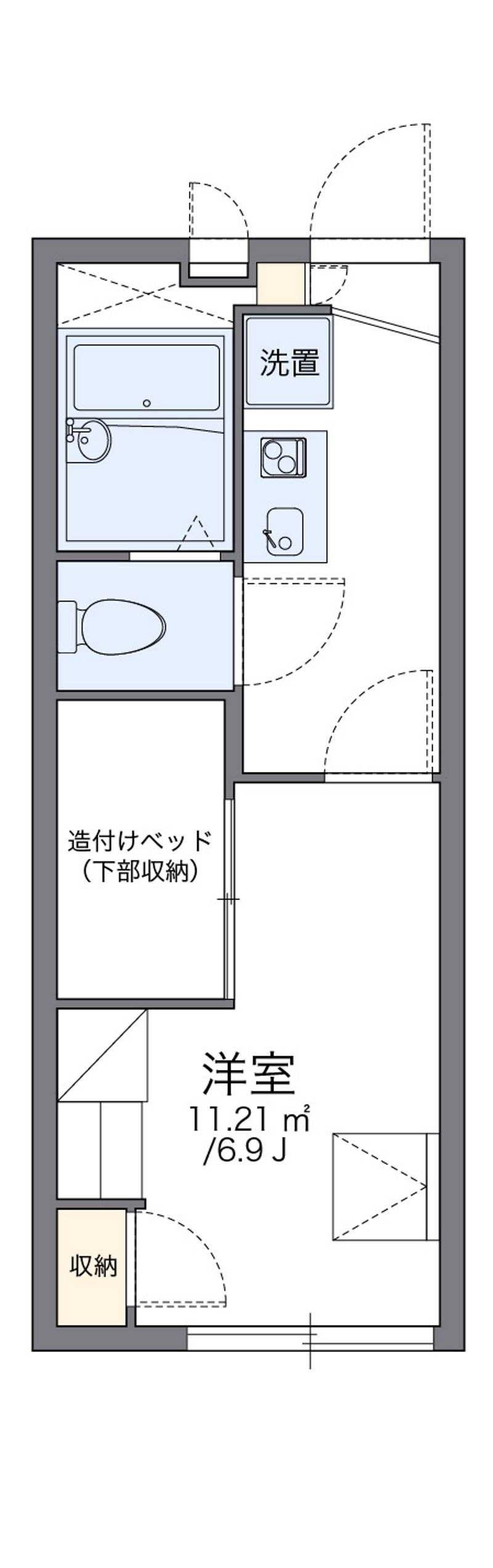 レオパレスグランツⅢ 間取図