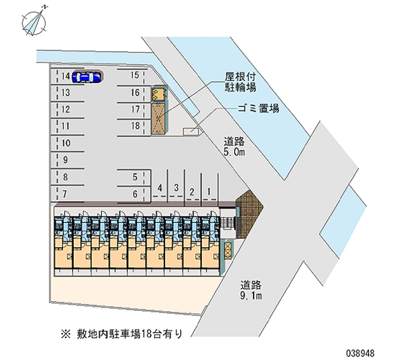 レオパレス吉原 月極駐車場