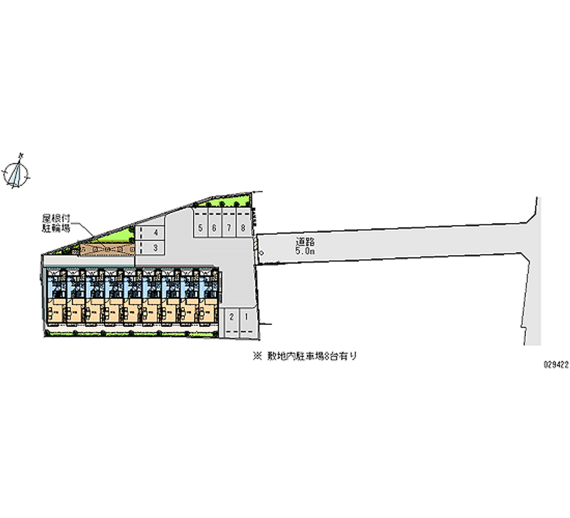 レオパレスプラティーク昭島 月極駐車場