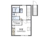 レオパレス西部 間取り図