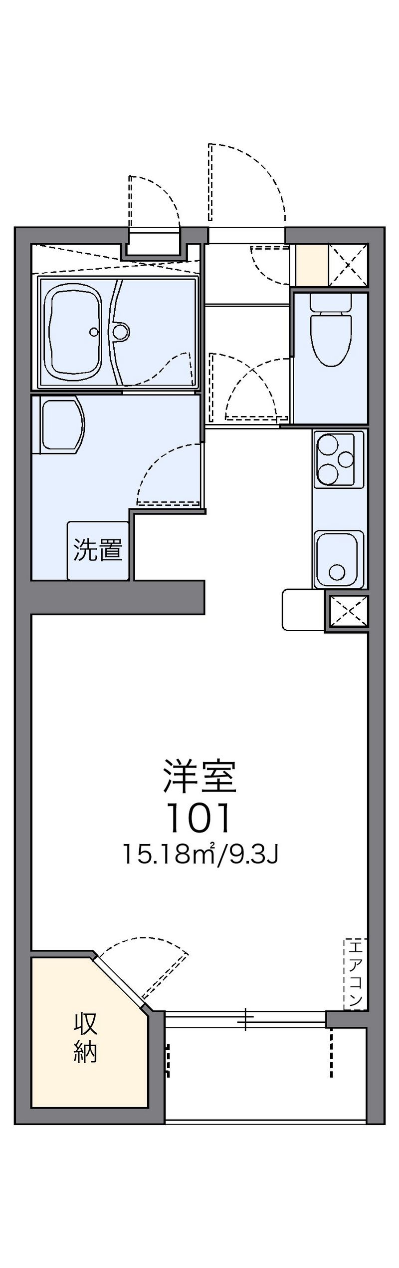 レオネクストマホロバ 間取図