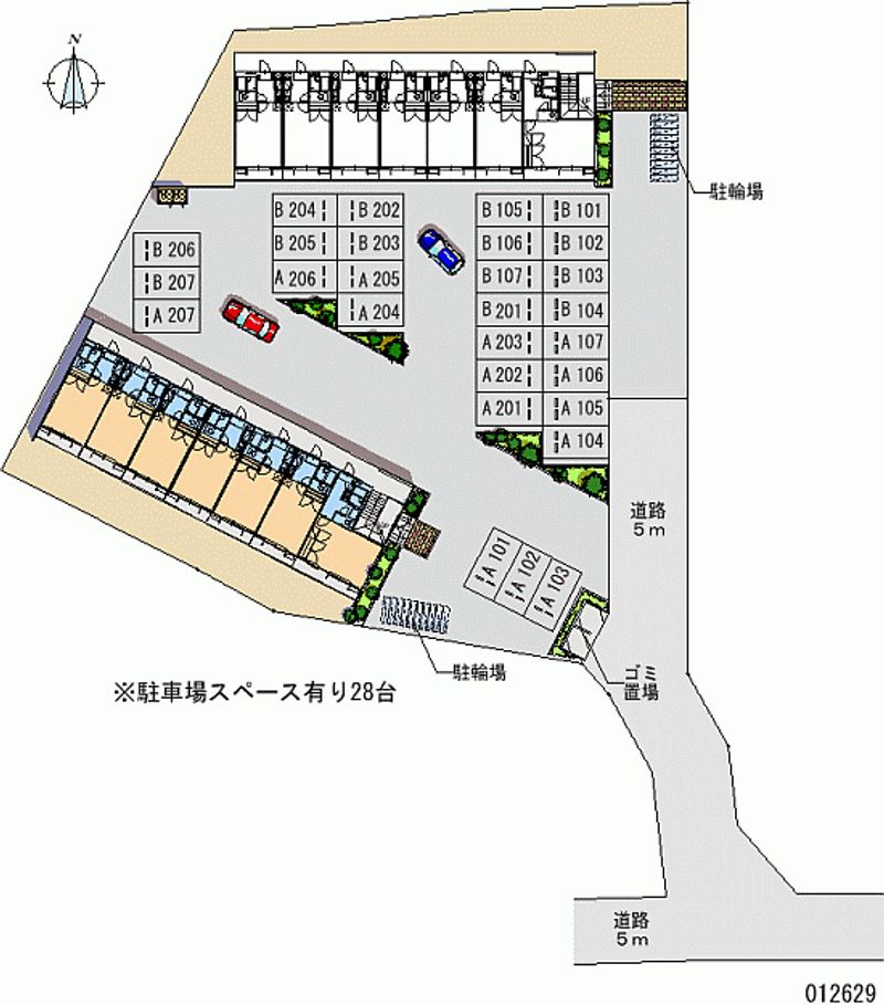 レオパレス三秀Ａ 月極駐車場