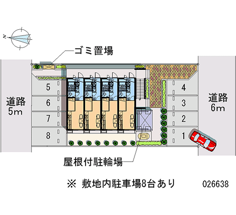 レオパレス太子河原 月極駐車場